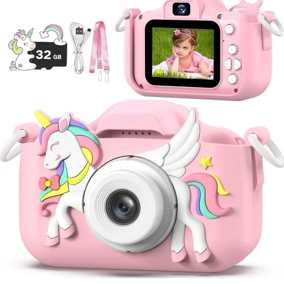 Pink Unicorn Kids Camera - Picture 2 of 11